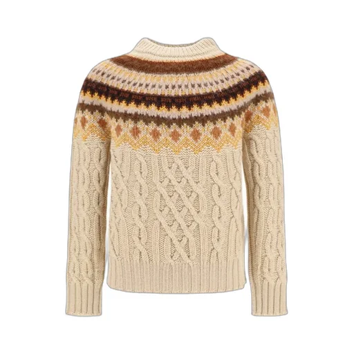 Grenoble Cable Knit Crewneck Jumper