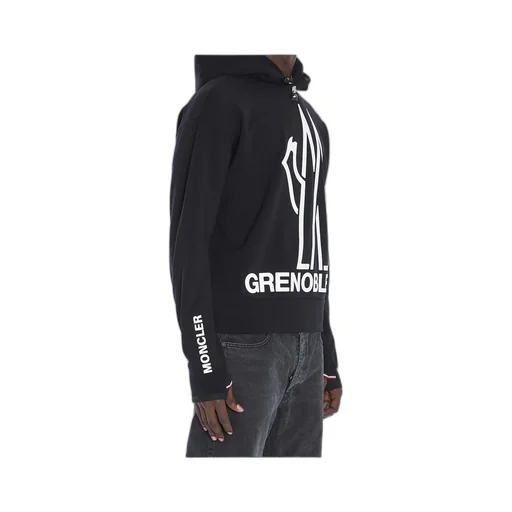 Grenoble Logo Printed Drawstring Hoodie