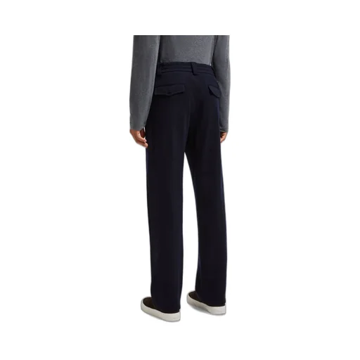 Drawstring Straight-Leg Trousers