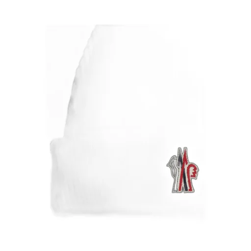 Grenoble Logo Embroidered Knitted Beanie