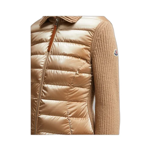 Padded Zip-Up Cardigan