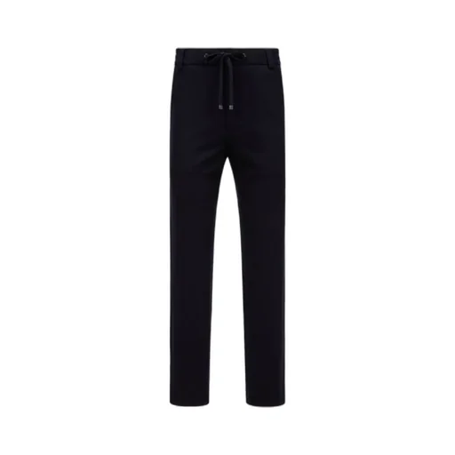 Drawstring Straight-Leg Trousers