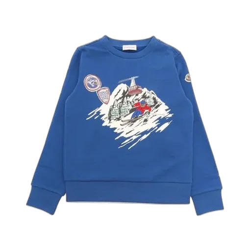 Ski Motif Sweatshirt