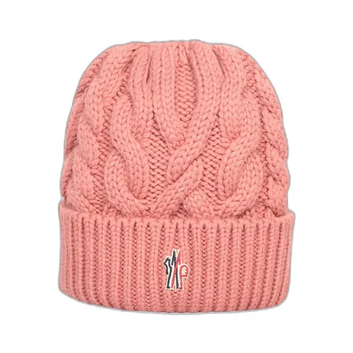 Grenoble Logo Embroidered Ribbed Beanie