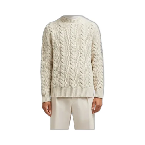 Cableknit Crewneck Sweater