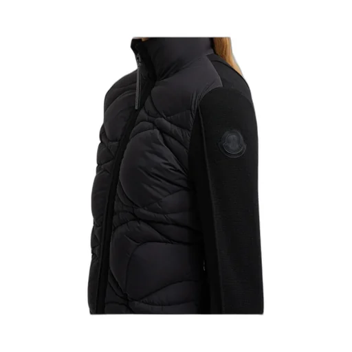 Padded Wool Cardigan