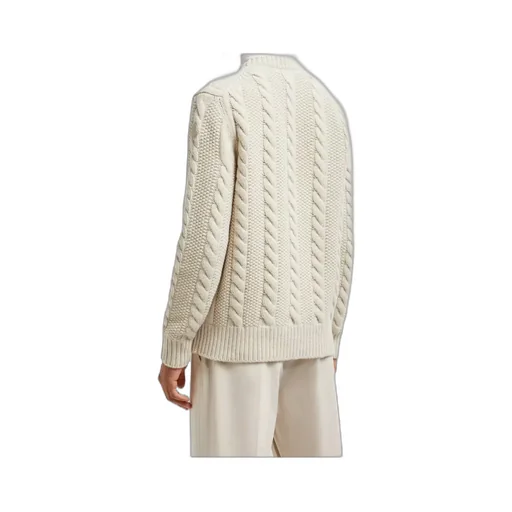 Cableknit Crewneck Sweater
