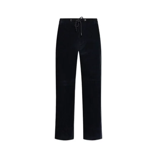 Drawstring Corduroy Trousers
