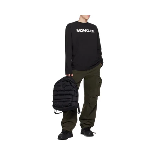 Logo Patch Padded Backpack