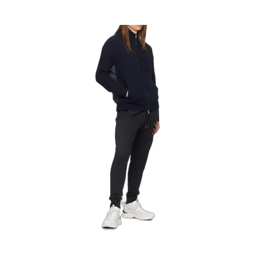 Long-Sleeved Casual Cardigan And Down Jacket