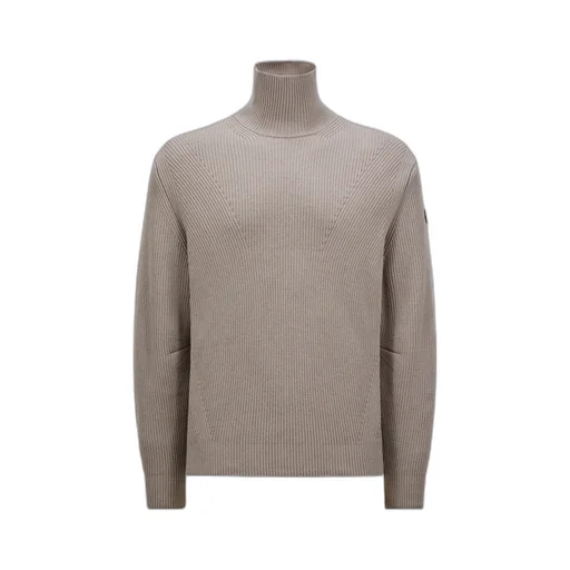 Logo Patch Turtleneck Knit Jumper