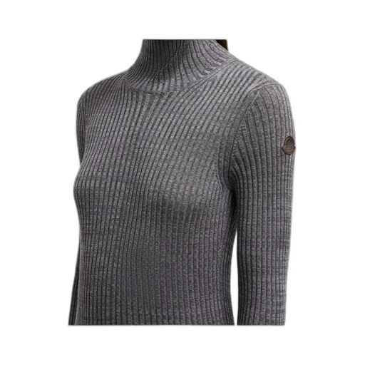 Polo Neck Midi Dress