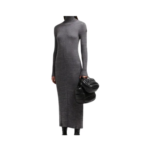 Polo Neck Midi Dress