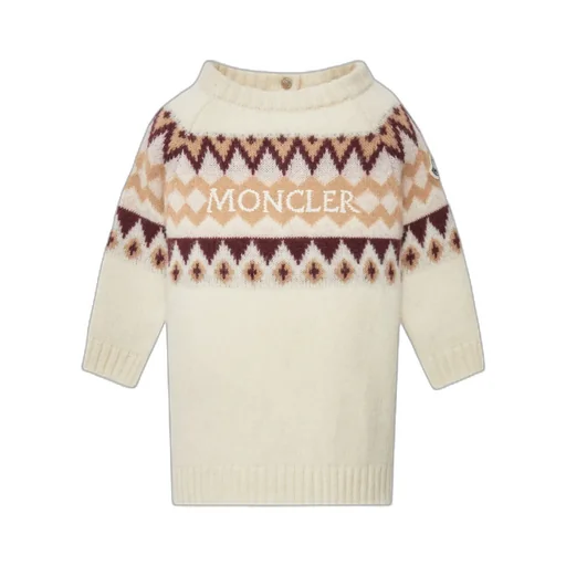 Logo Intarsia Knitted Dress