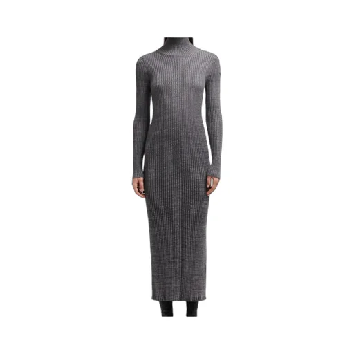 Polo Neck Midi Dress