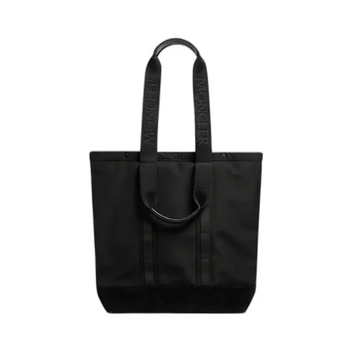 Logo Patch Drawstring Tote Bag