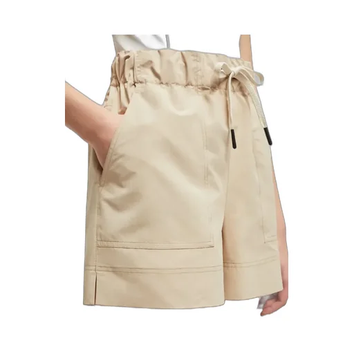Grenoble Logo Patch Drawstring Shorts