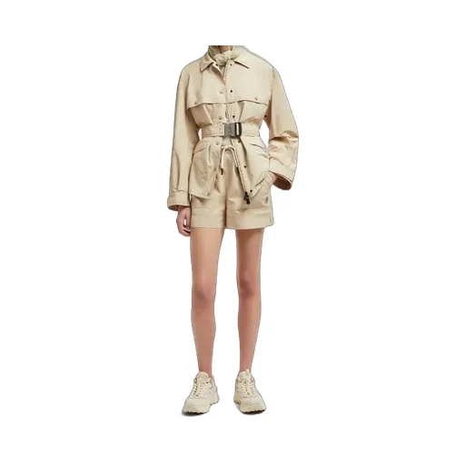 Grenoble Logo Patch Drawstring Shorts