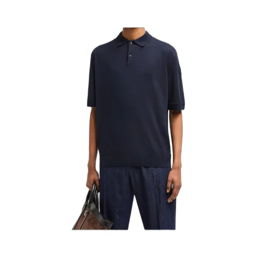 Logo Patch Short-Sleeved Polo Shirt