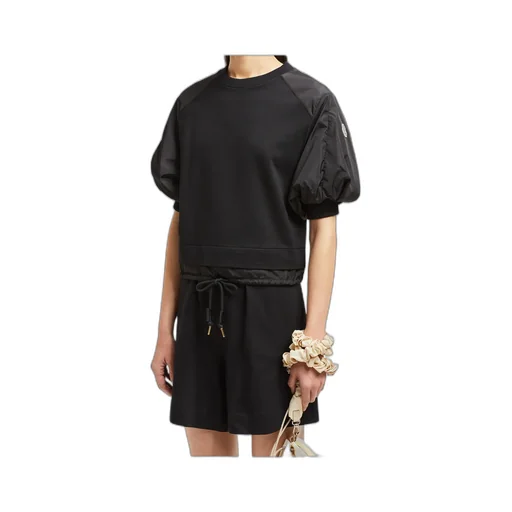 Puff Sleeve Cotton T-Shirt