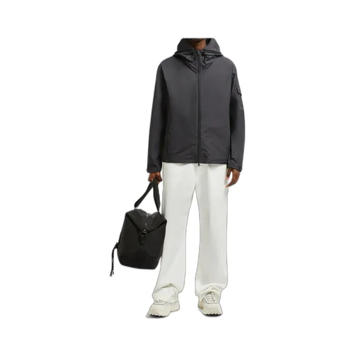 Logo Patch Hooded Jacket