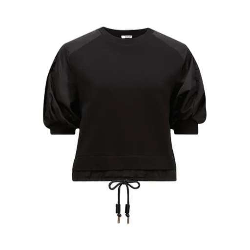 Puff Sleeve Cotton T-Shirt