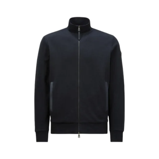 Suede-Trimmed Cotton & Cashmere Sweatshirt