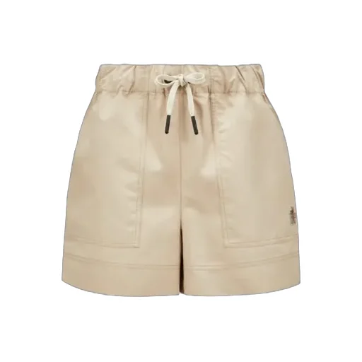 Grenoble Logo Patch Drawstring Shorts