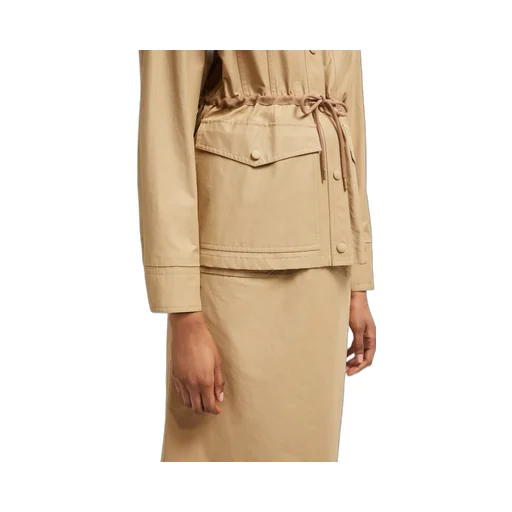 Saulon Drawstring Waist Field Jacket