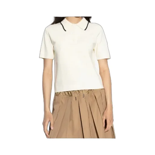 Logo Patch Short-Sleeved Polo Top