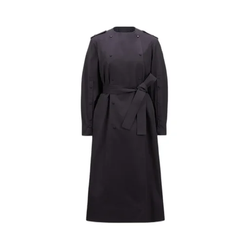 Belted Button-Up Coat