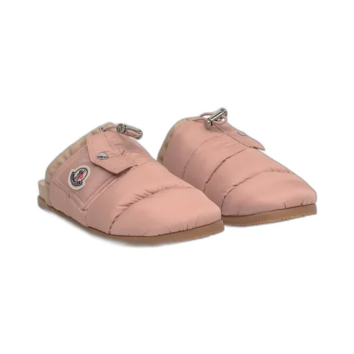 Logo Patch Padded Slippers