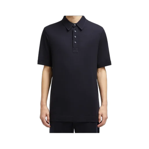 Logo Patch Short-Sleeved Polo Shirt