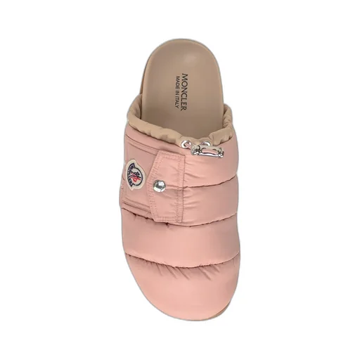 Logo Patch Padded Slippers
