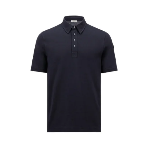 Logo Patch Short-Sleeved Polo Shirt