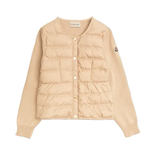 Padded Logo Patch Jacket