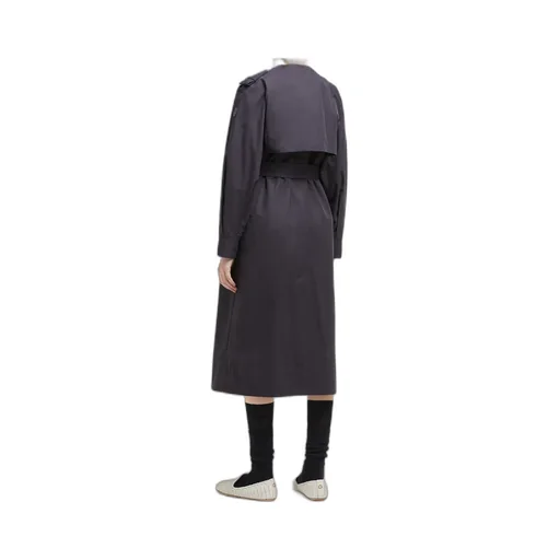 Belted Button-Up Coat