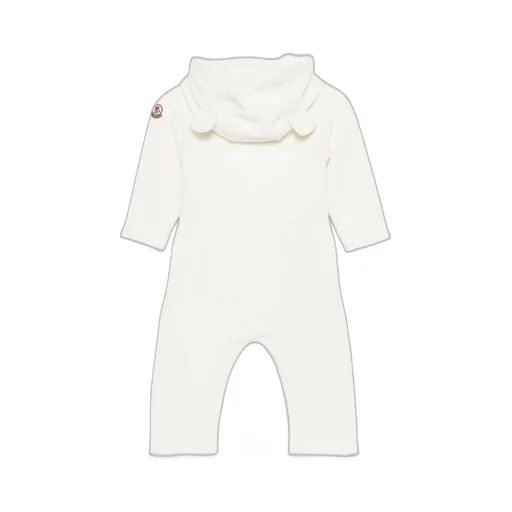 Logo Patch Zip-Up Rompers