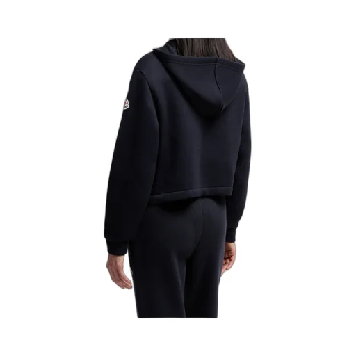 Knitted Pocket Zip-Up Hoodie