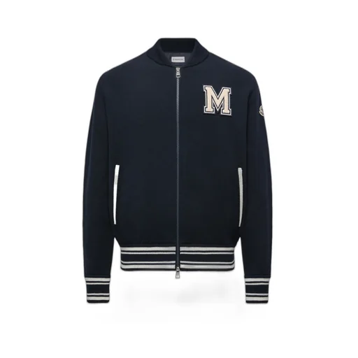 Logo-Patch Zipped Jacket