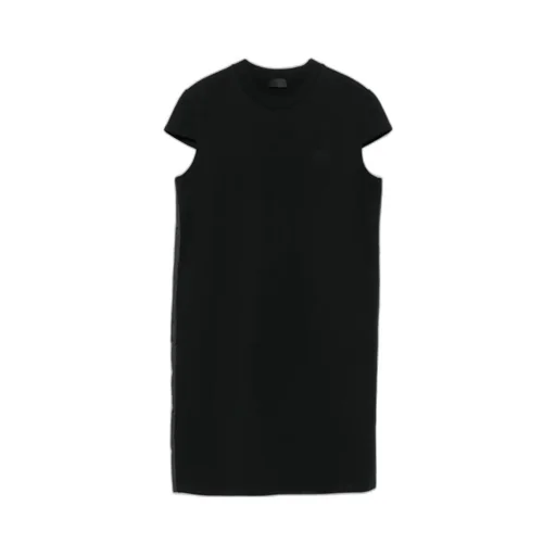Logo Patch Crewneck Dress
