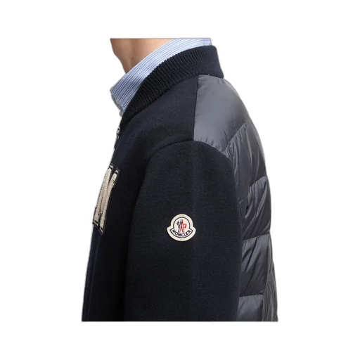 Logo-Patch Zipped Jacket