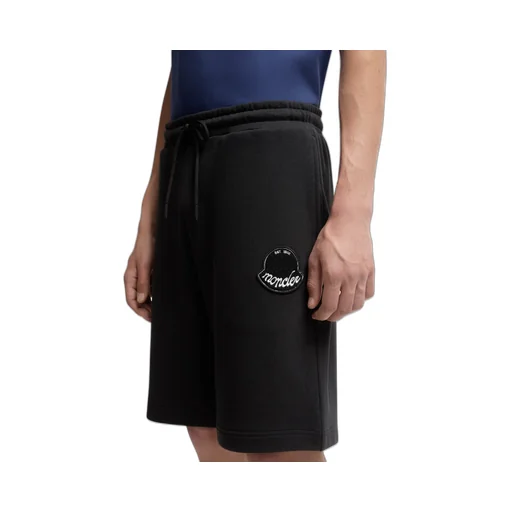 Logo Patch Drawstring Shorts