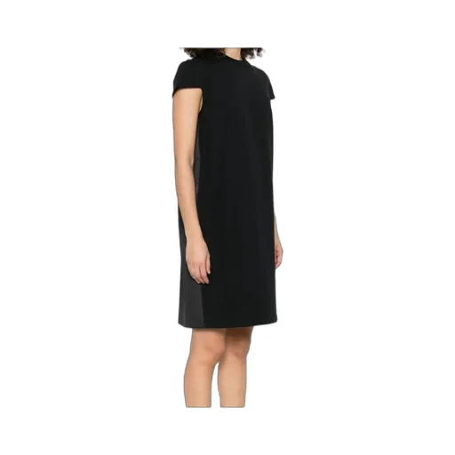 Logo Patch Crewneck Dress
