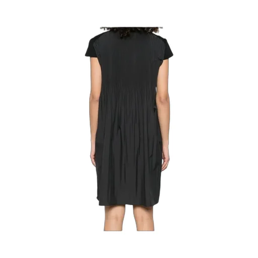 Logo Patch Crewneck Dress