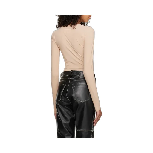 Stud-Embellished Long-Sleeved Body