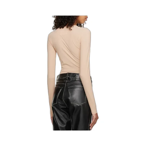 Stud-Embellished Long-Sleeved Body