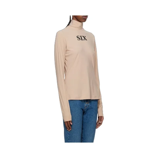 Logo High-Neck Long-Sleeved T-Shirt