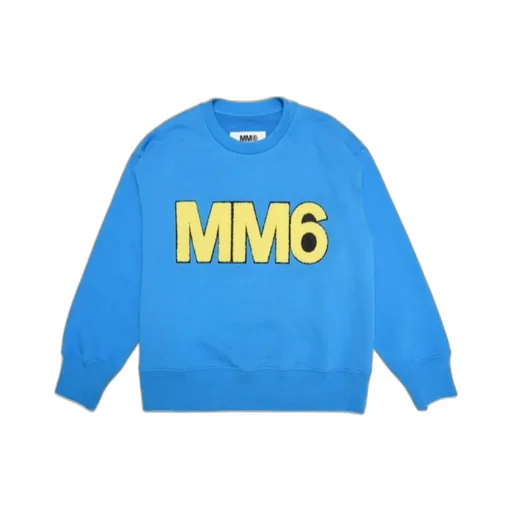 Open-Arm Open Logo Round-Neck Sweater