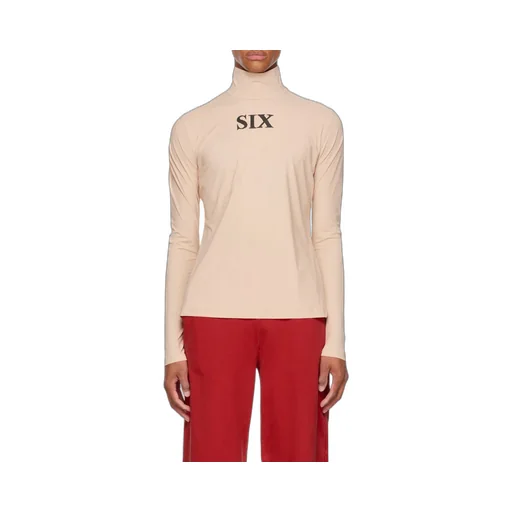 Logo High-Neck Long-Sleeved T-Shirt